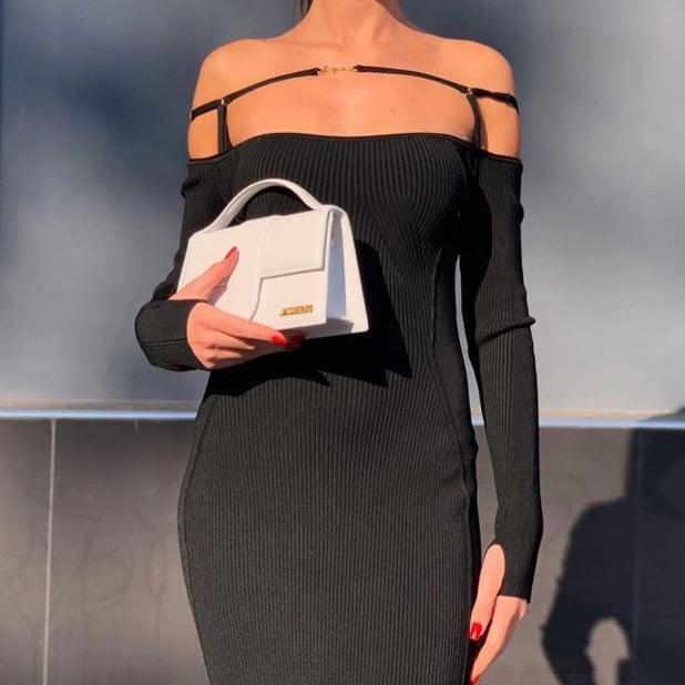 Beatrixe Strappy Cold Shoulder Dress