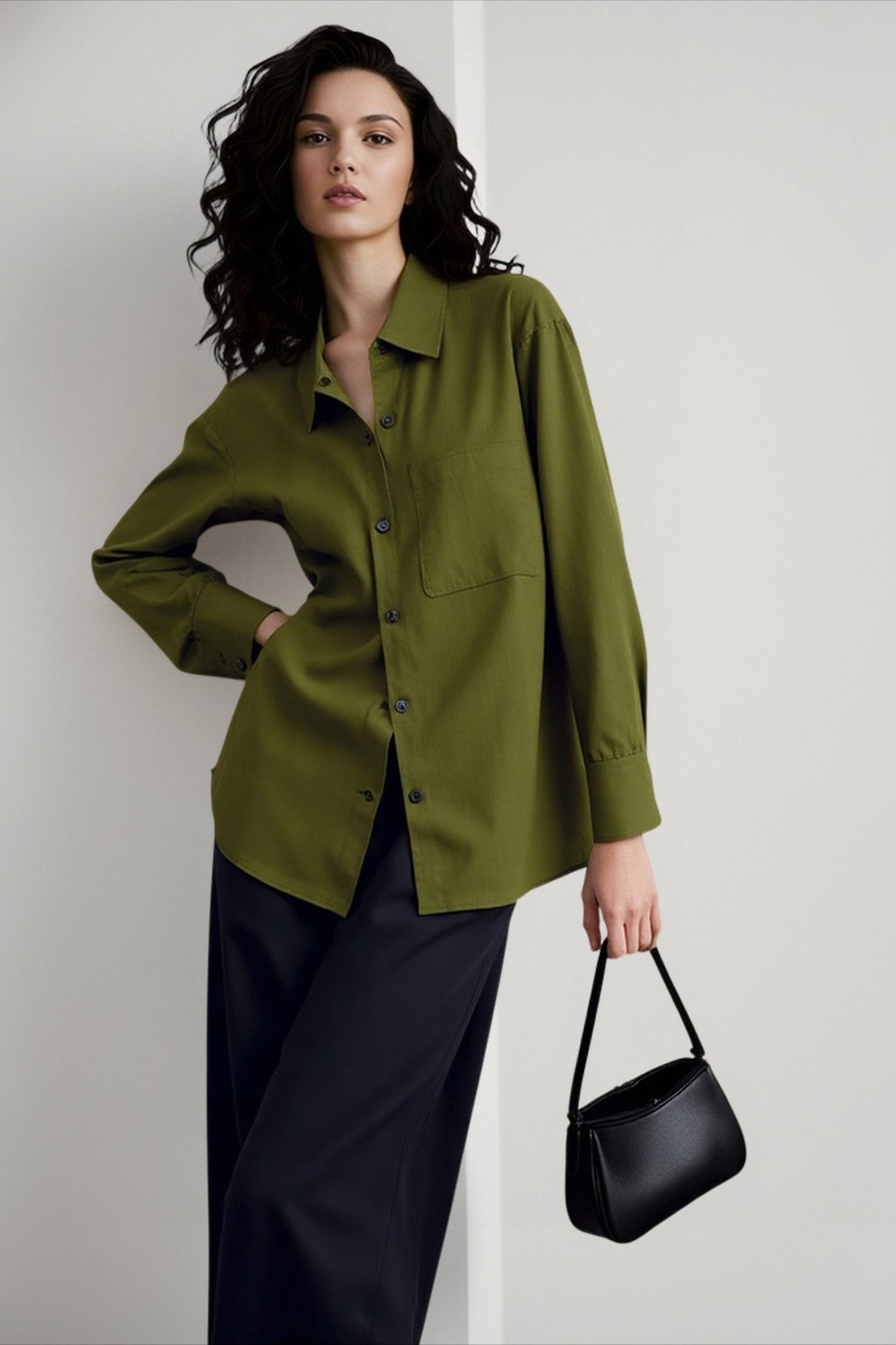 Linen Minimalist Layering Blouse
