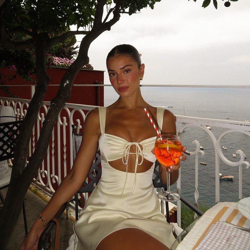 Lindsay Premium Satin Dress Wardrobe Essential