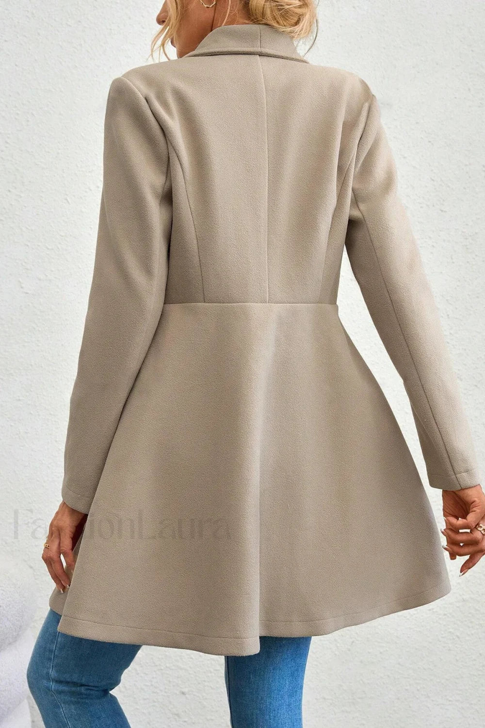 Belted Wool Long Coat