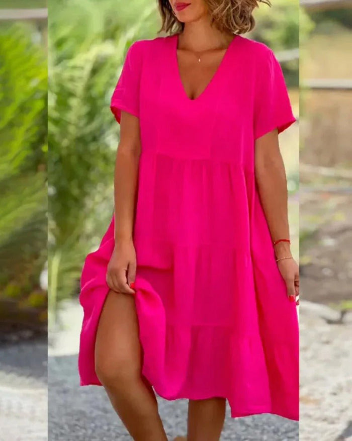 Premium Ana Midi Dress for Summer Elevated Occasion Wear