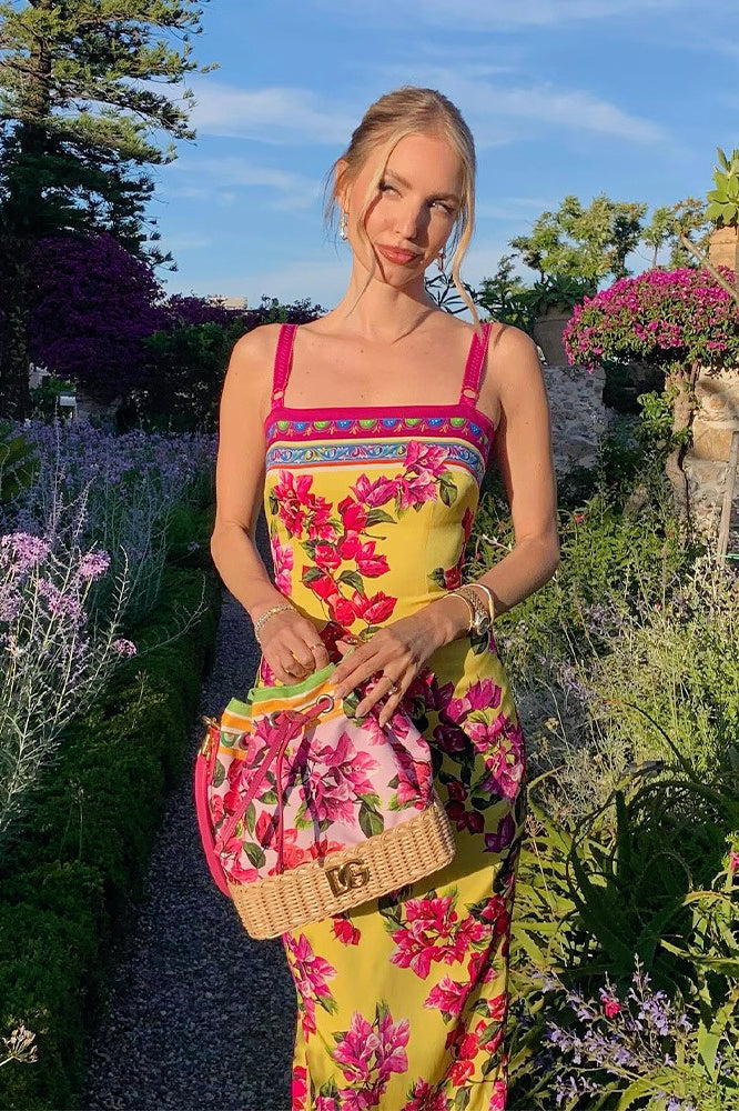 Bodycon Floral Dress