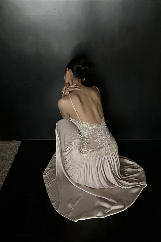 Backless Lace Dress