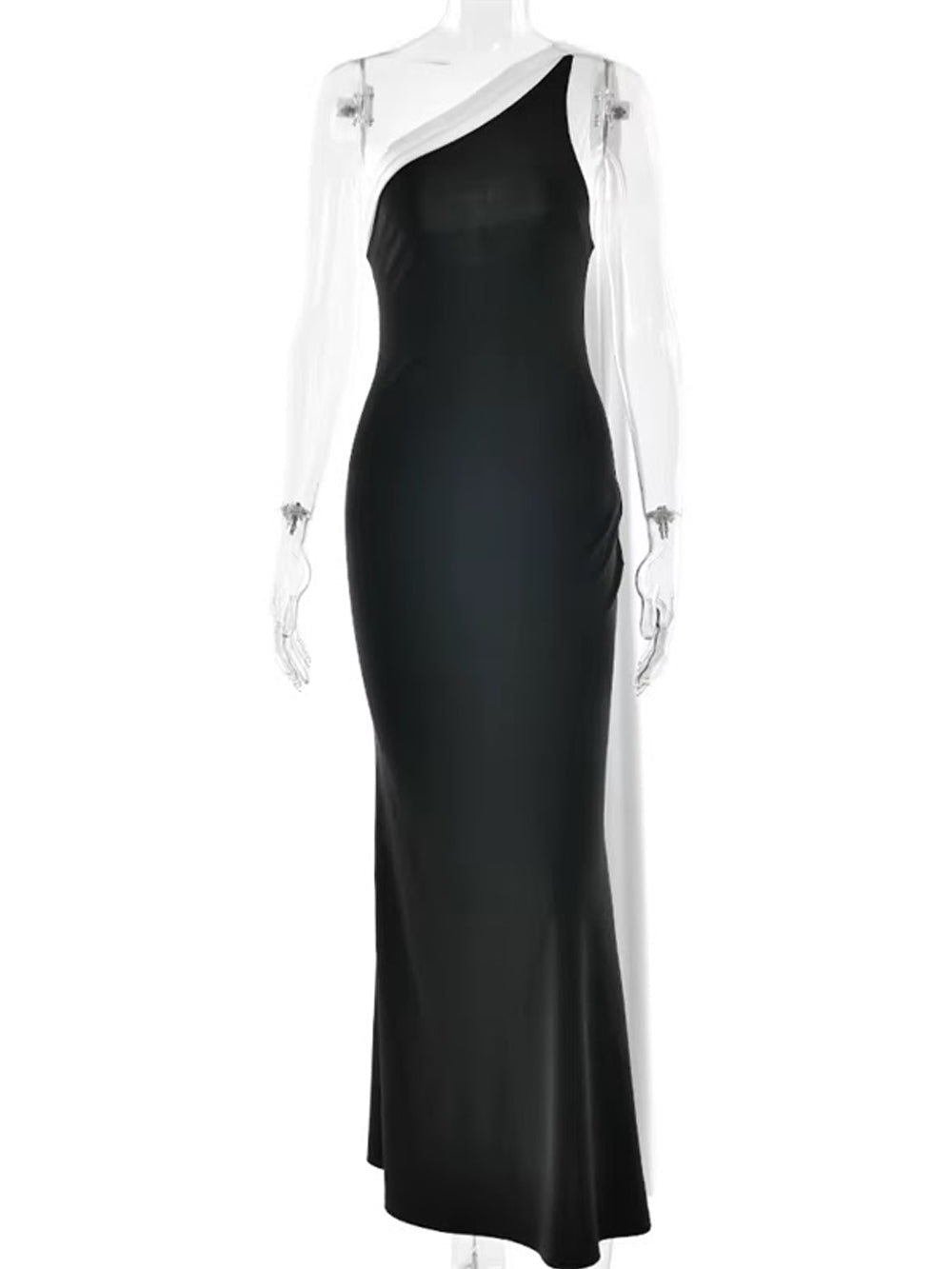 Bianca Draped One Shoulder Gown
