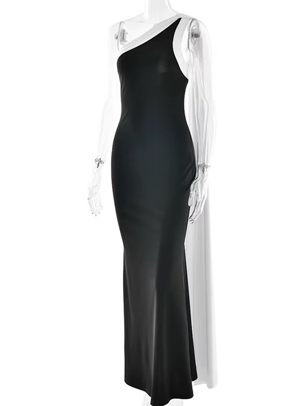 Bianca Draped One Shoulder Gown