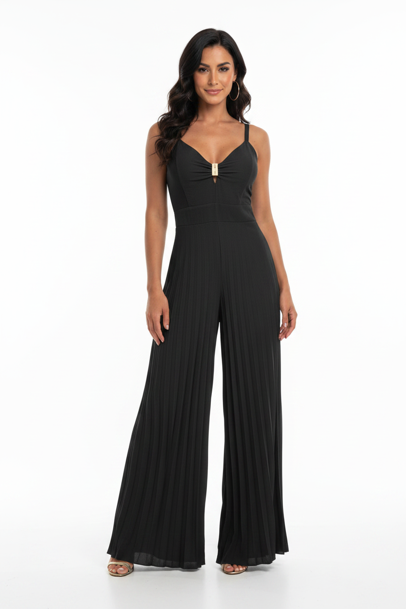 Elegant Airy Wide Leg Jumpsuit for Women | Lightweight & Versatile - Jamota