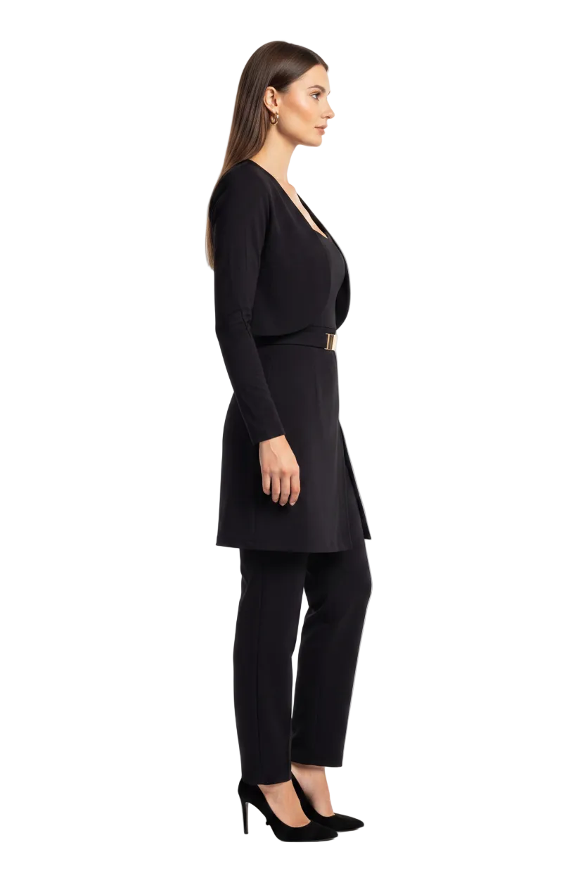 Chic Elegant Jumpsuit with Jacket Set | Tailored Fit & Versatile Desig