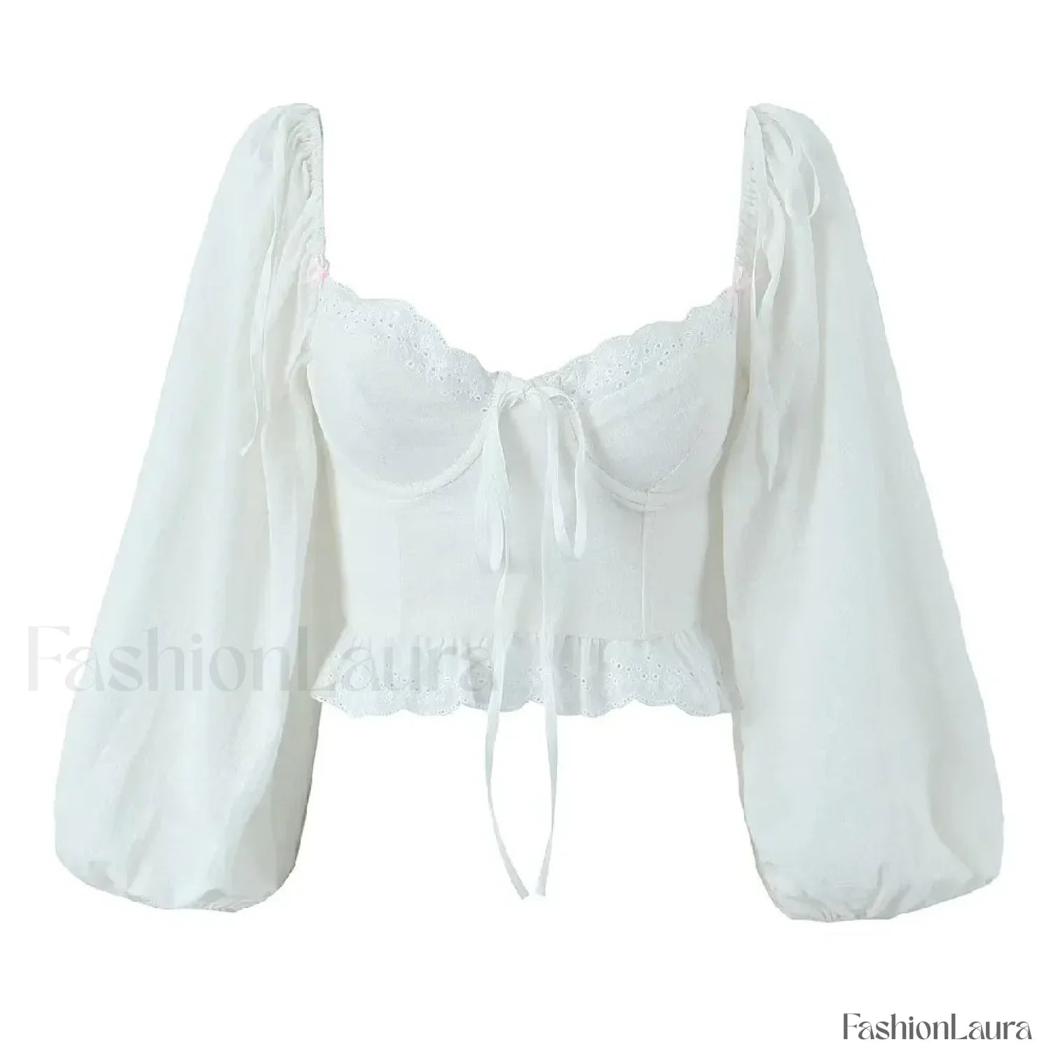 Black Wire Corset Cross Bandage Backless Cropped Tops Blouse