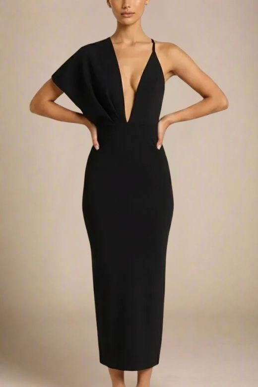 Blake Bandage Maxi Dress - Classic Black
