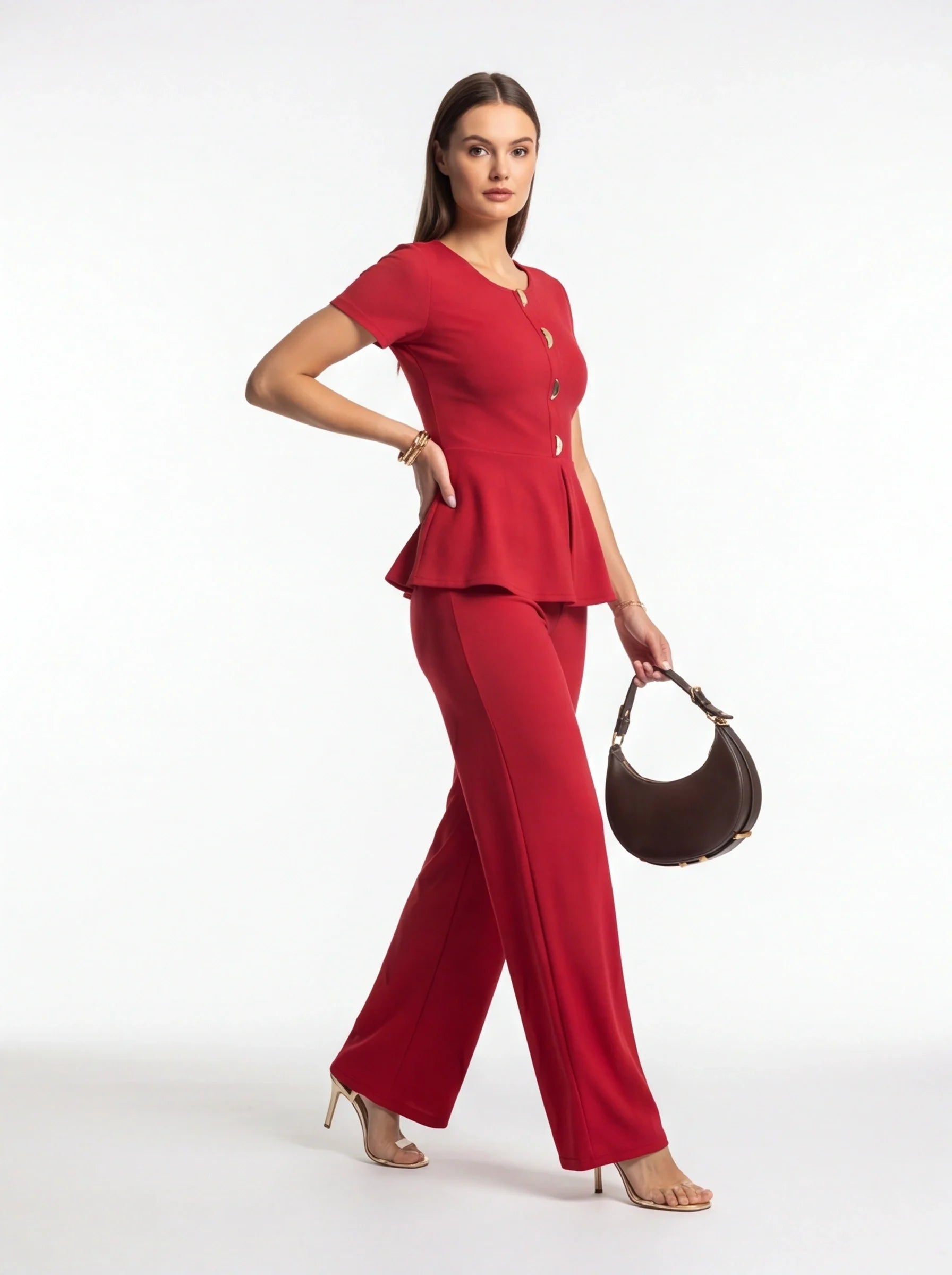 Stylish Elegant Wide-Leg Jumpsuit with Sleeveless Design for Spring - Jamota