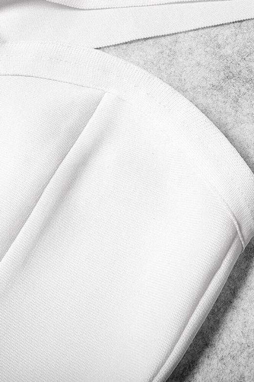 Gianna Bandage Dress - White Pearl