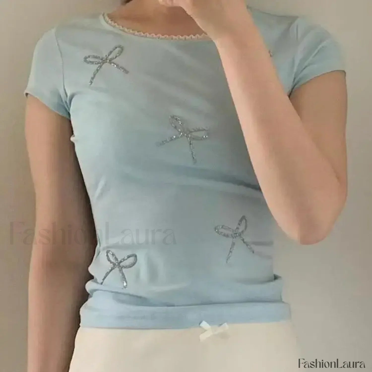 Bohemia Fashion Crew Neck Diamond T-Shirt