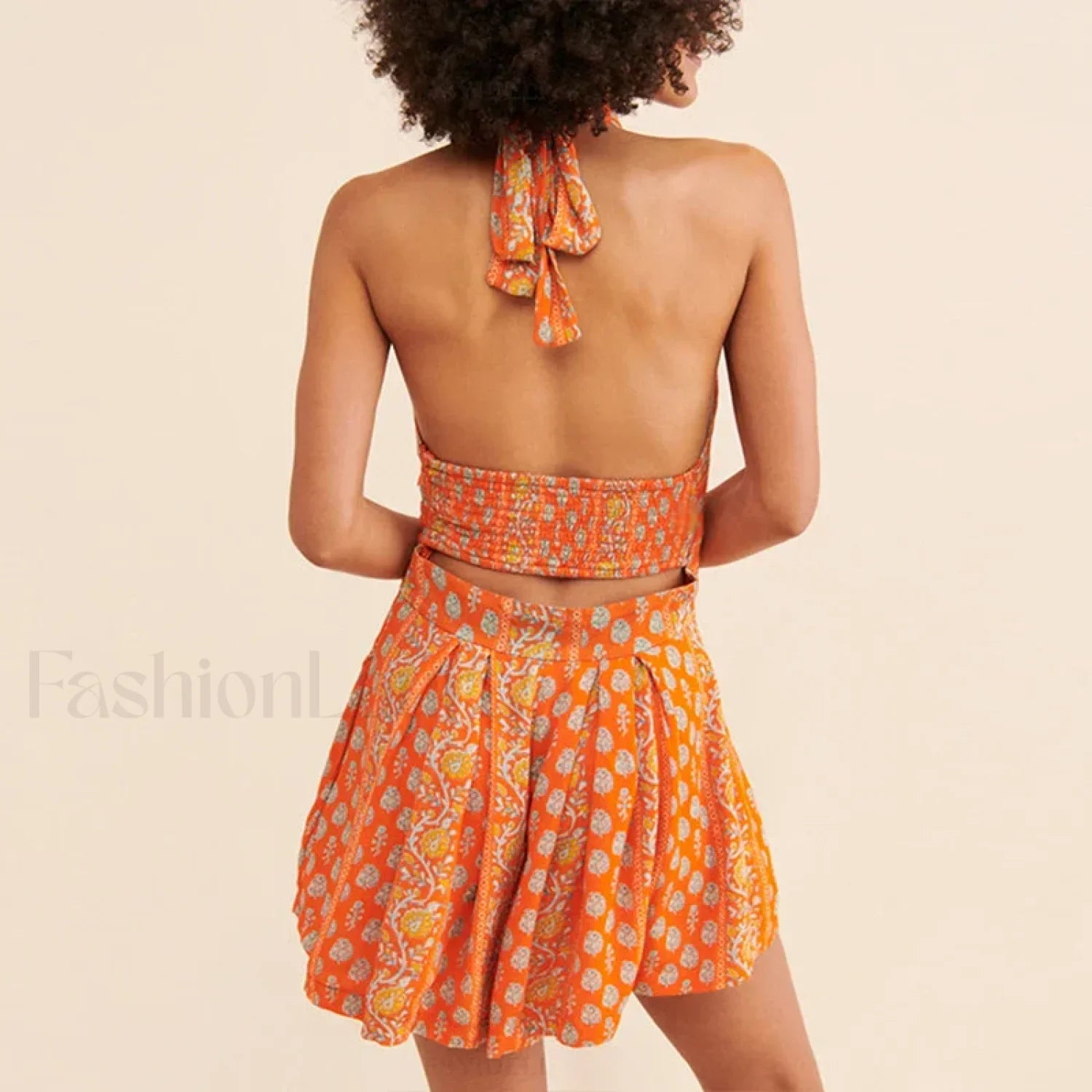 Bohemian Cross-Strap Floral Dress