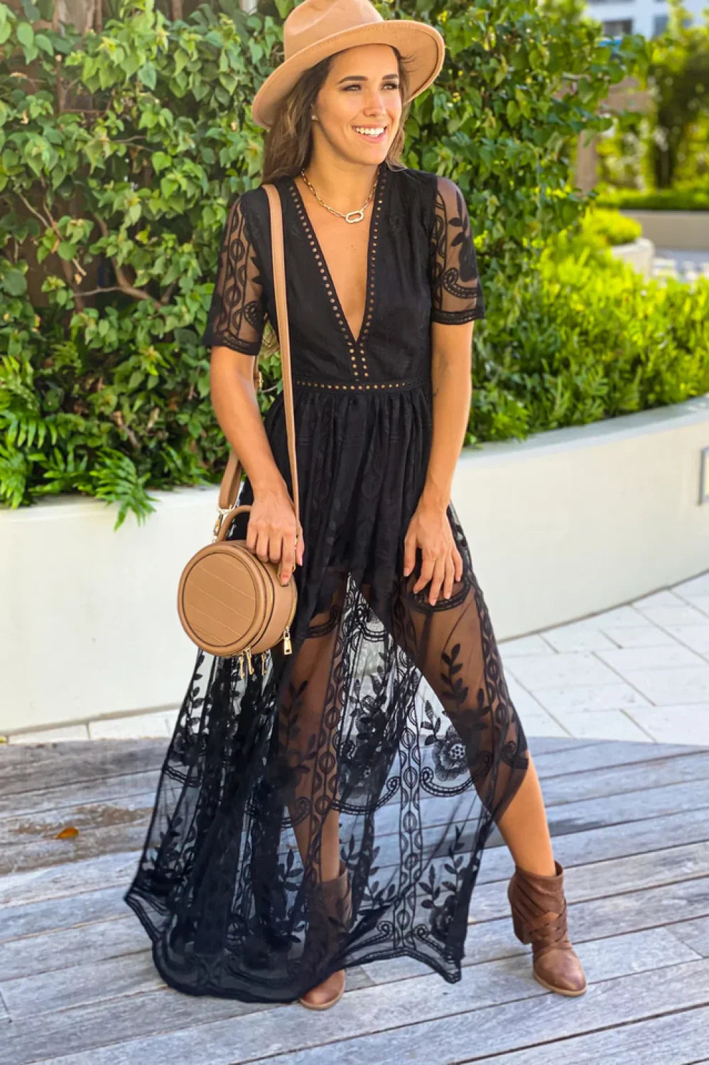 Boho Lace Stylish Maxi Dress