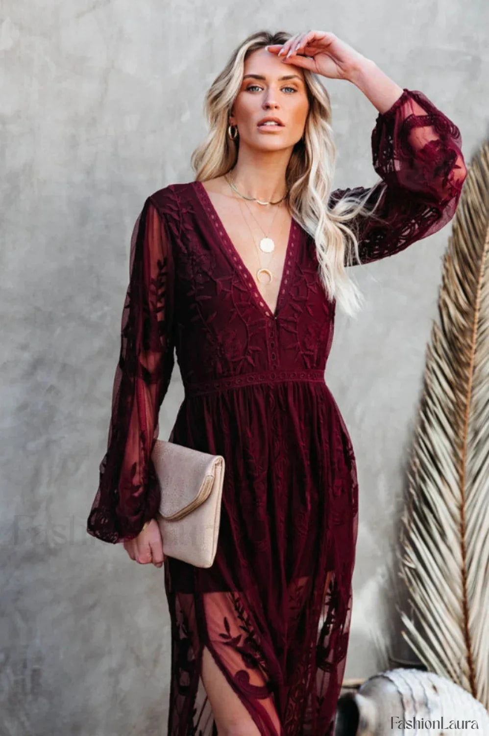 Boho Lace Stylish Maxi Dress