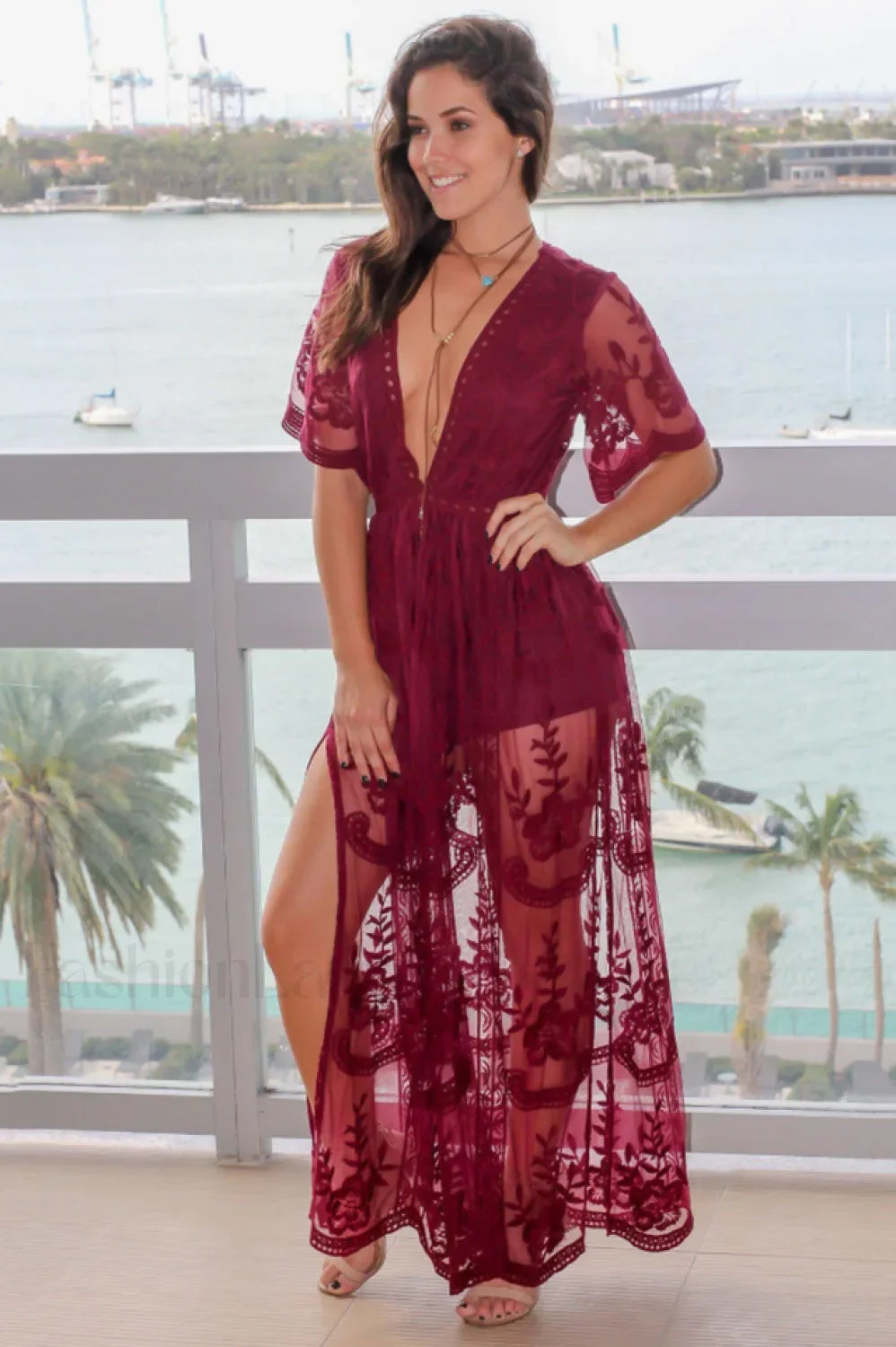 Boho Lace Stylish Maxi Dress