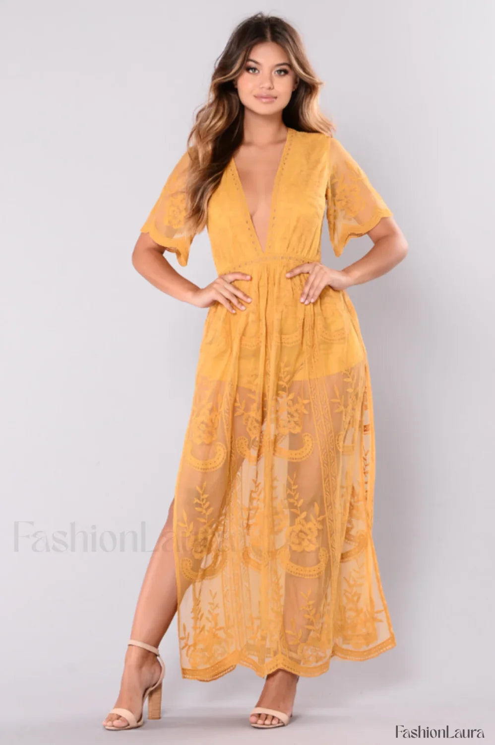 Boho Lace Stylish Maxi Dress
