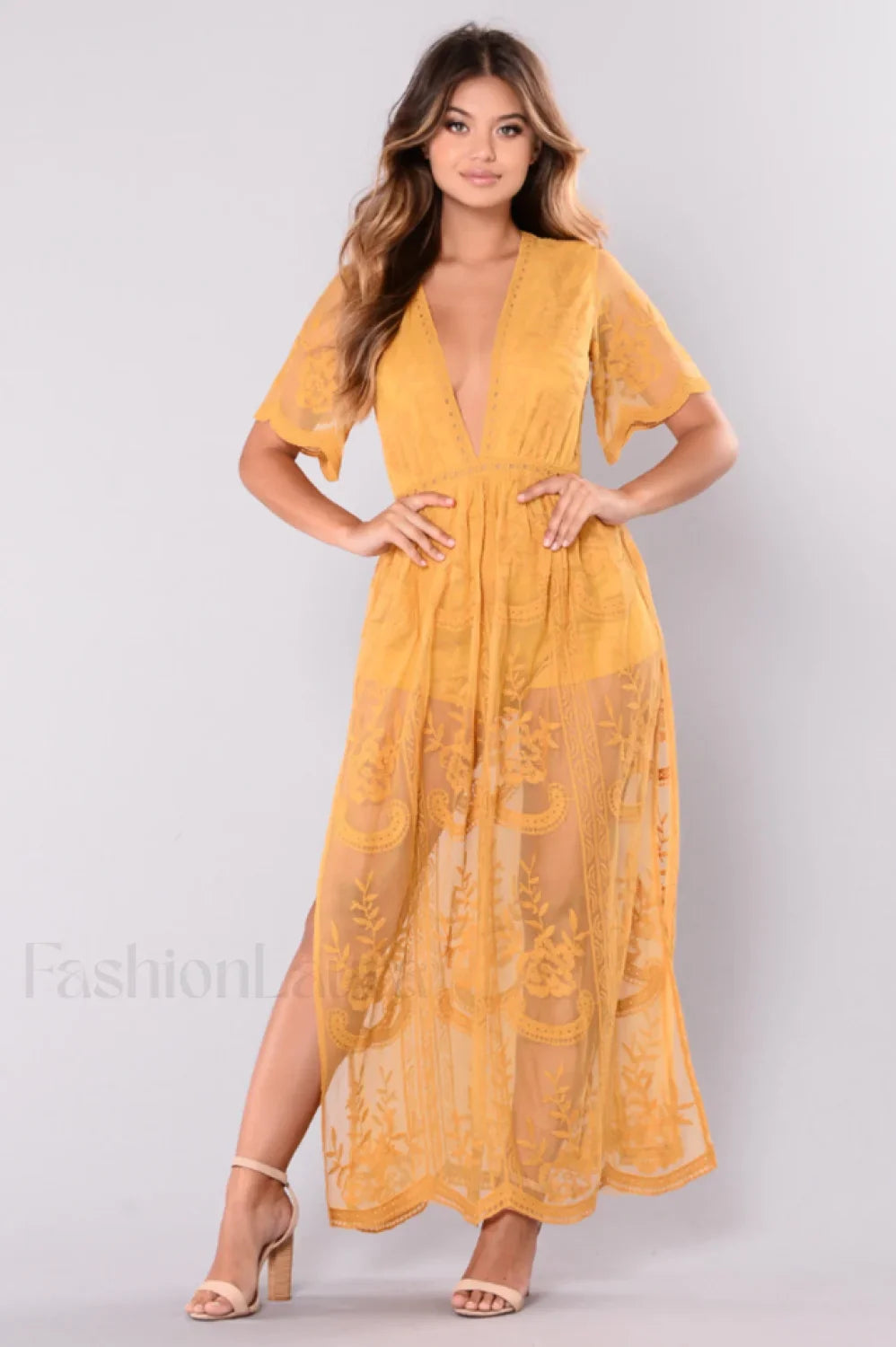 Boho Lace Stylish Maxi Dress
