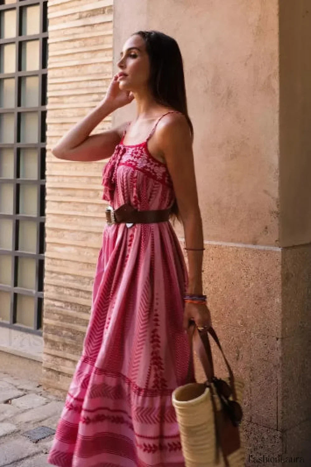 Boho Spaghetti Strap Tassel Boho Dress