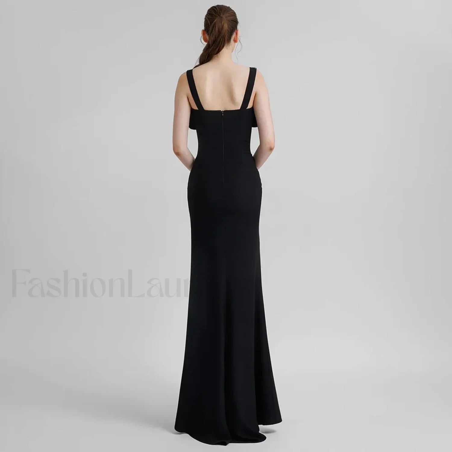 Bow Mesh Spaghetti Maxi Dress