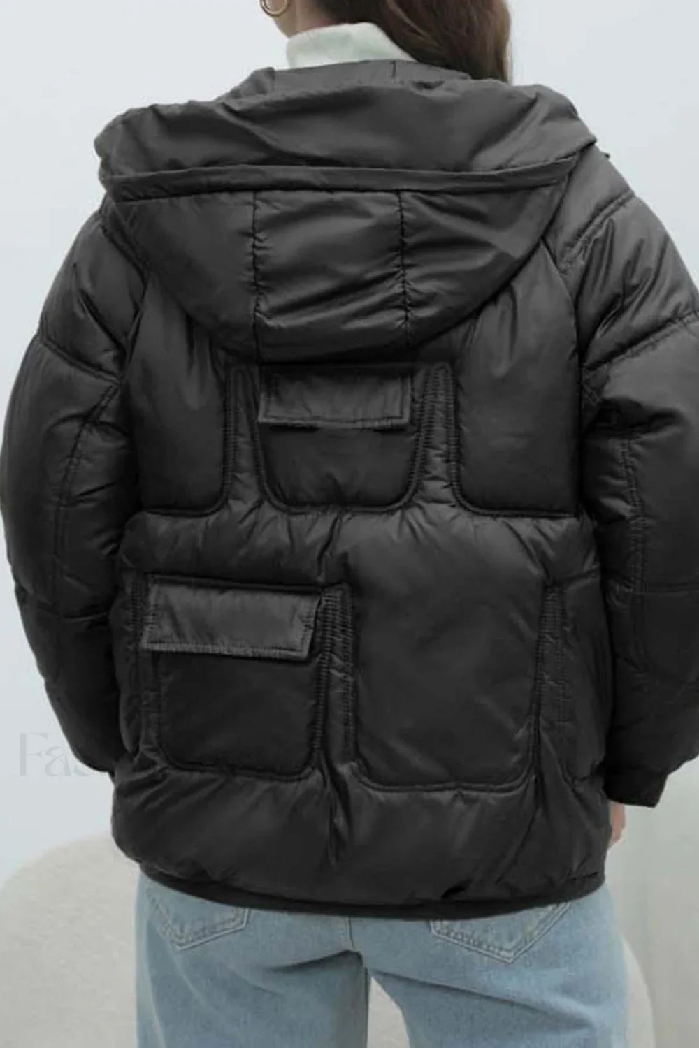 Bright Color Stand Collar Puffer Coat