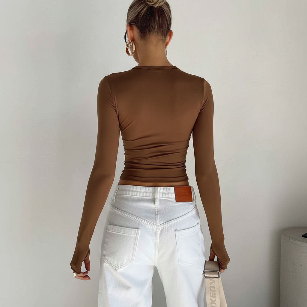 Modern Comfortable Crop Top with Breathable Fabric and Stylish Design