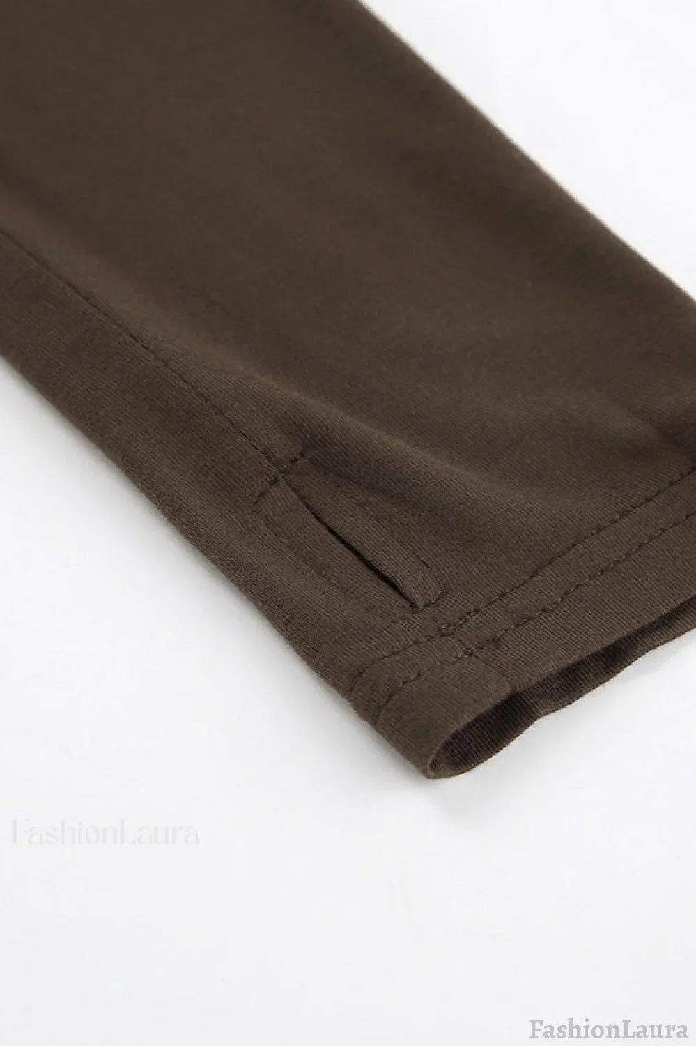 Brown Slim Fit Sweater Dress