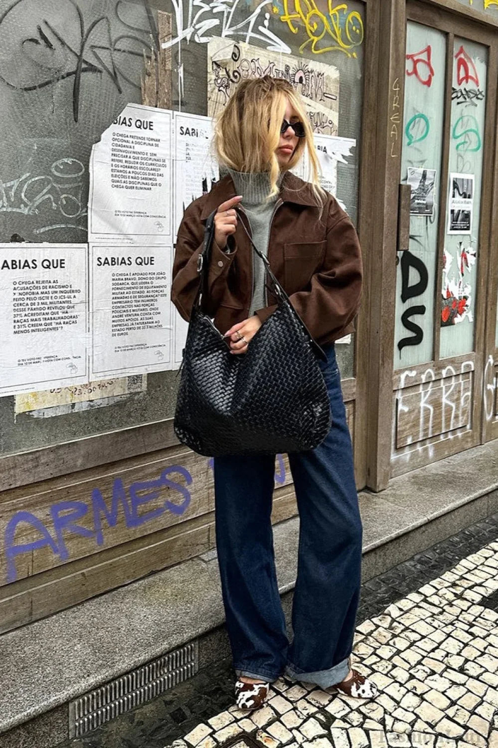 Brown Suede Oversized Vintage Jacket