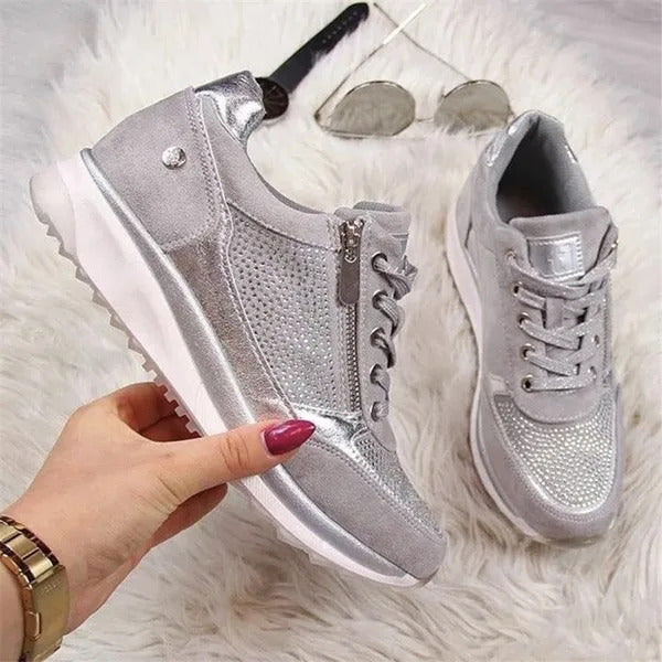 Rebecca | Zip-Up Sneakers