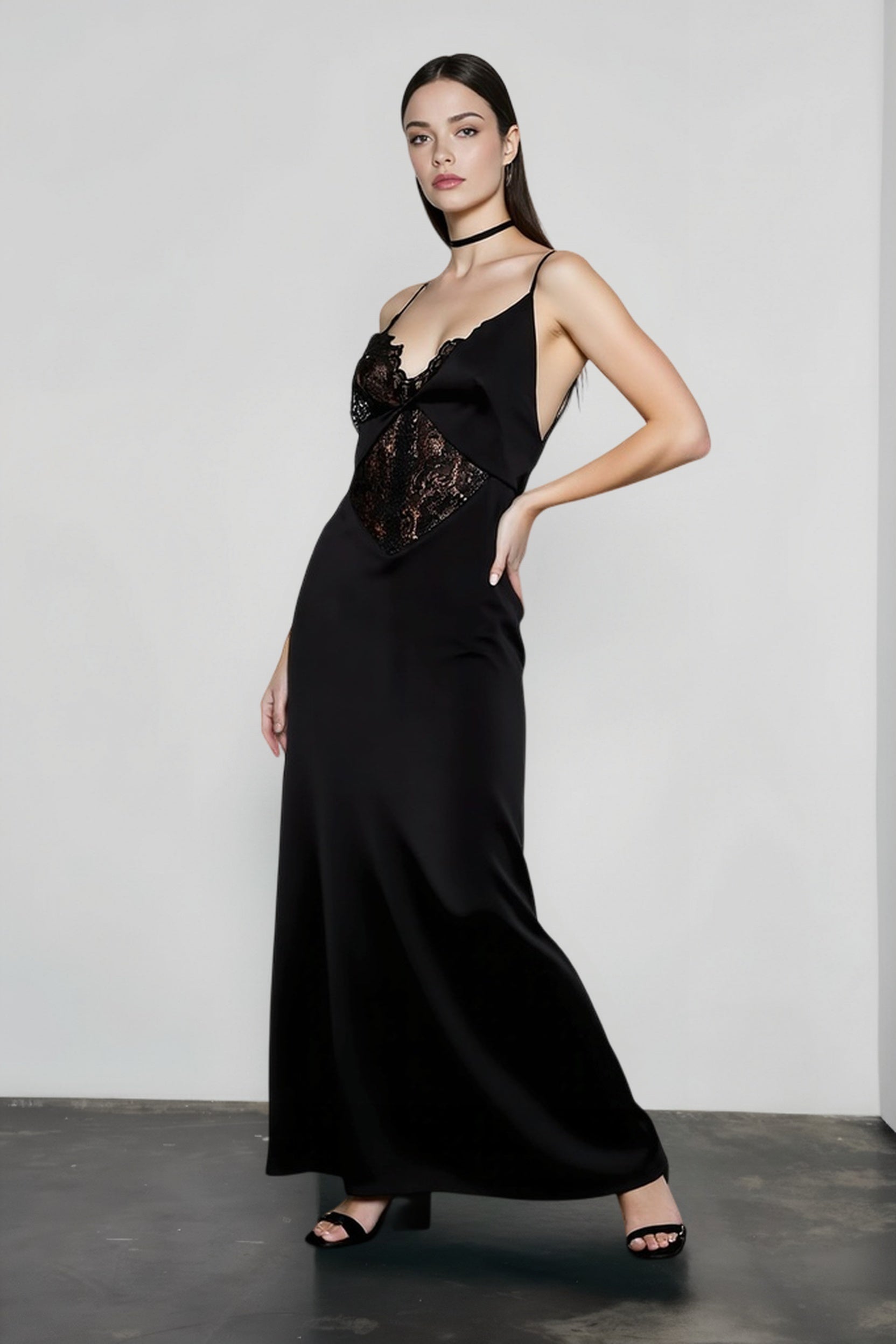 Backless Lace Dress