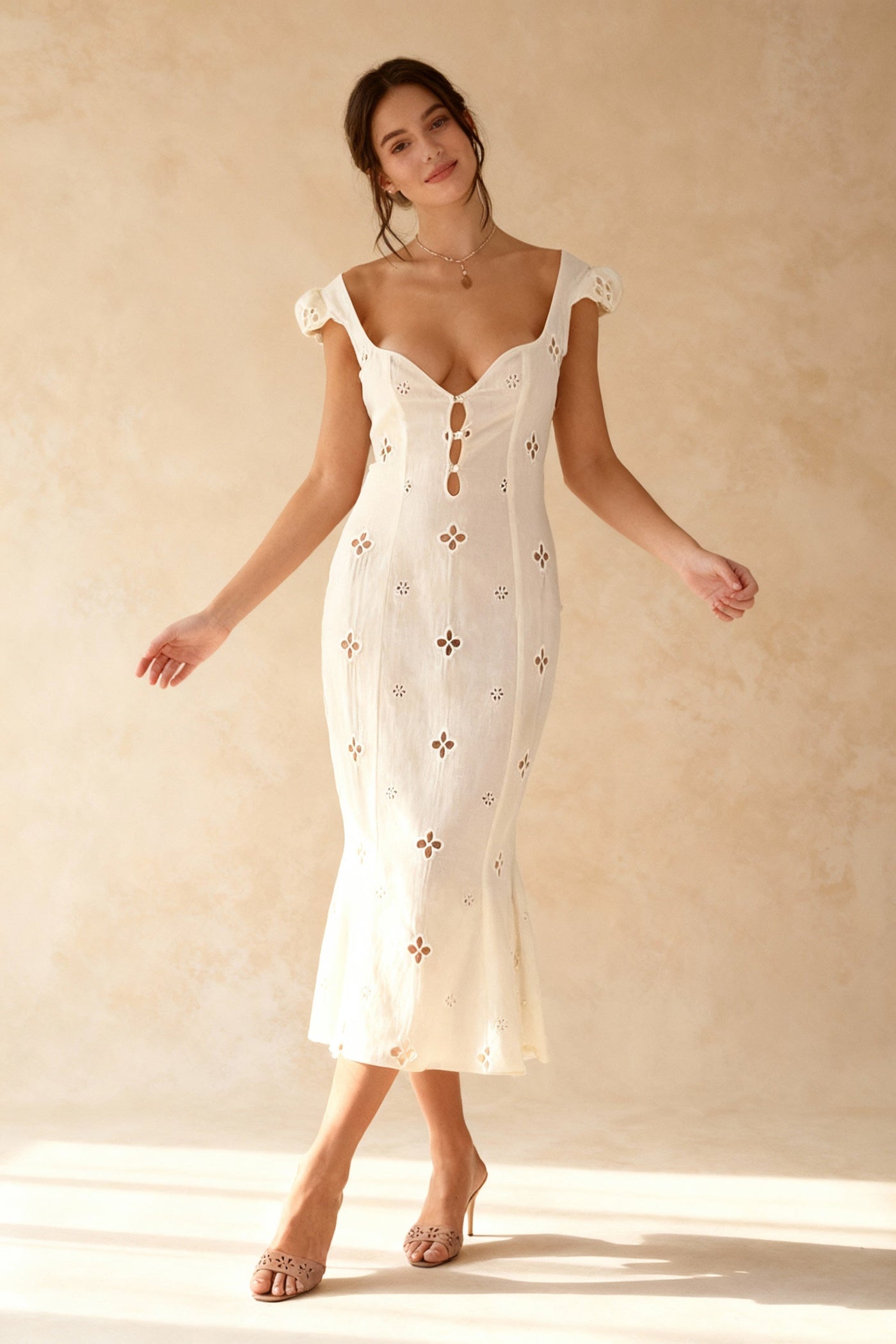 High-Waist Bodycon Dress