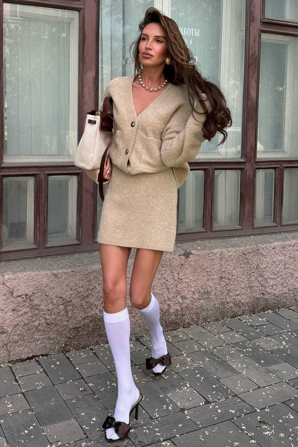 Knit Blend Bodycon Office Skirt