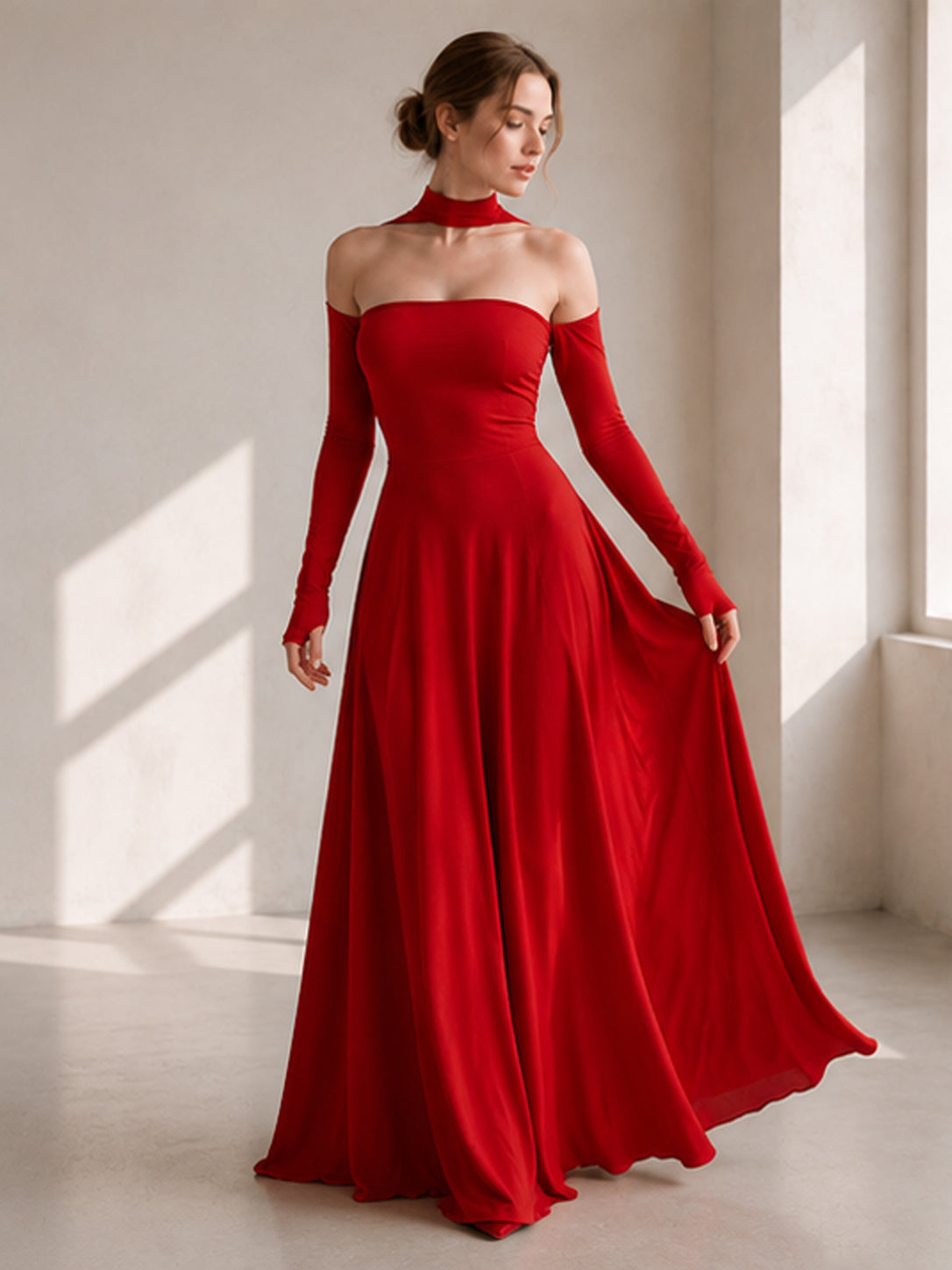 Halter-Neck Dress