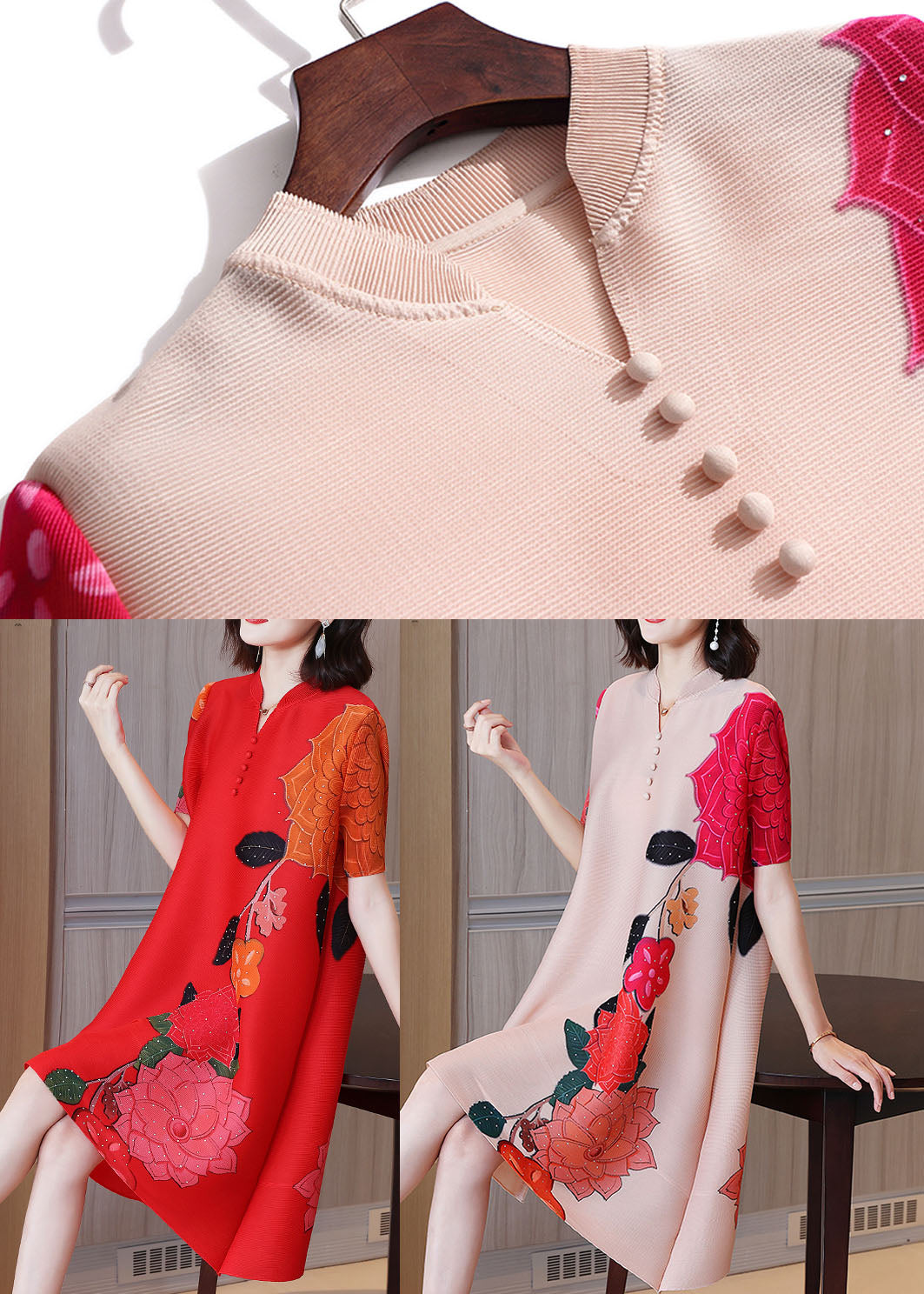 Classic Vintage Dress with a Flattering Fit