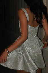 Glitter Mini Party Dress 3