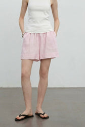 Linen Drawstring Relaxed Shorts Pants
