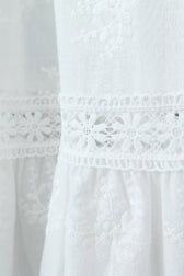 Two Piece Lace Tube Top Boho Skirt Set
