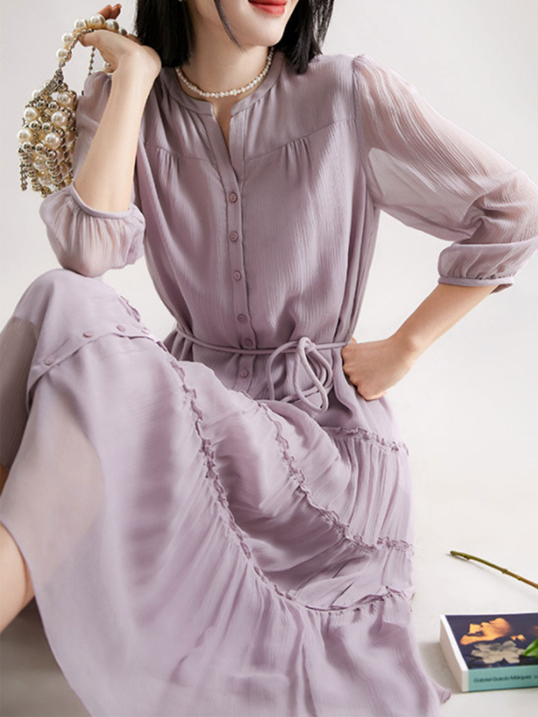 Elegantly Styled Dress for Everyday Wear