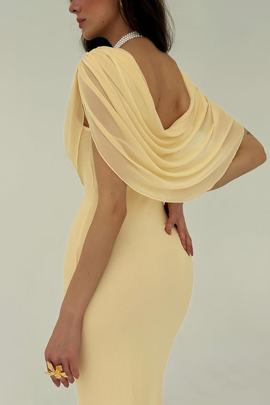 Draped Formal Dress
