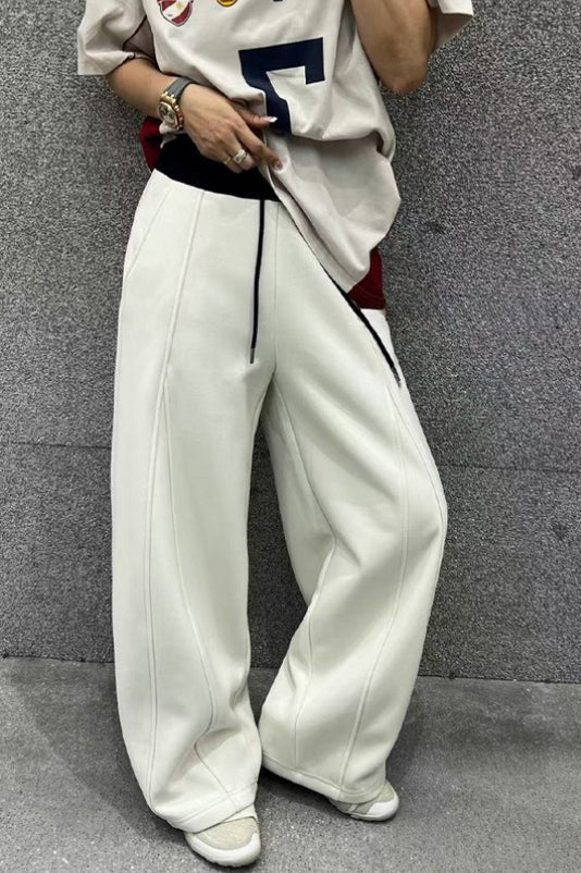 Fluid Wide Leg Fleece Sweat Pants