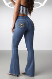 High-Waist Denim Jeans
