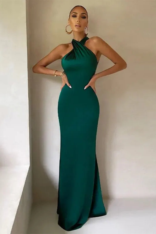 Dulzura Refined Black Maxi Dress