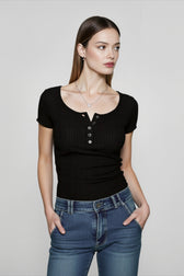 Vintage Fitted Solid T-shirts