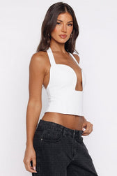 Halter-Neck Crop Top