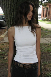Fitted Bandeau Crop Top