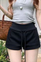 Active Wear Fitted Mid Waist Shorts