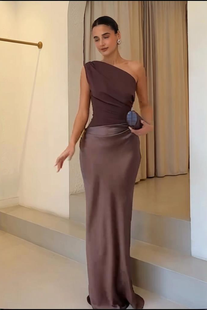 Crew Neck Sleeveless Slim Formal Dress - View 2