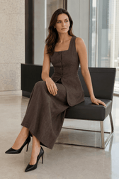 Sleeveless Vest Skirt Elegant Two Piece Work Set