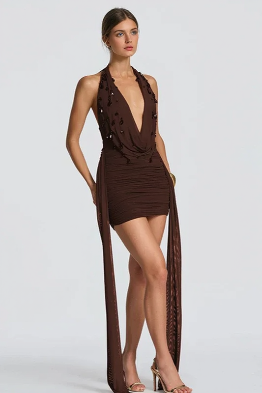 Halter-Neck Bodycon Dress
