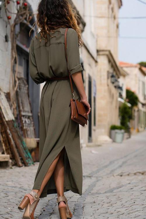 Autumn New Long-sleeved Dress